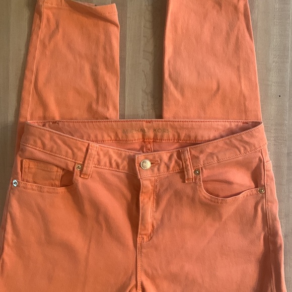 EUC Michael Kors Size 4 Coral Colored Pants - Picture 3 of 6